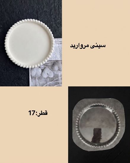 تصویر قالب طلقی سینی مروارید